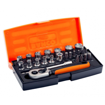 Bahco  Socket Set - 1/4in Drive - 25pc