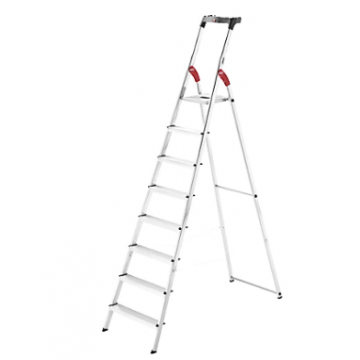 Hailo L60 Standardline 8 Tread Aluminium Safety Household Ladder