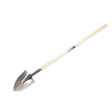 48" Pointed Irish Shovel With Wooden Handle