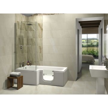 Larimar Walk In Bath 1700 1650 x 850 x 700mm Standard