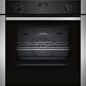 Neff N 50 60cm Slide&Hide Built-in Electric Single Oven -  | B3ACE4HN0B