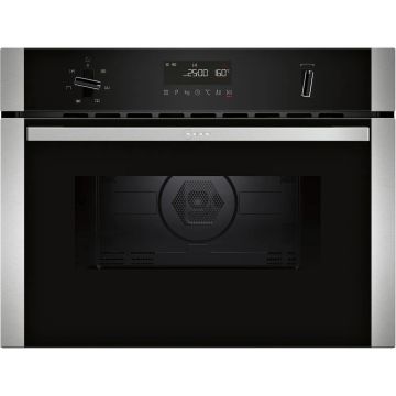 Neff N 50 44L Built-In Combi Microwave Oven- Stainless Steel | C1AMG84N0B