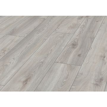 Mammut Plus 4V Range Macro Oak White Long Plank Laminate Flooring AC5 - 10mm x 244mm x 1845mm - Pack covers 1.8m2