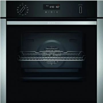 Neff Slide and Hide Pyrolytic Built-In Smart Single Oven - Stainless Steel | B6ACH7HH0B