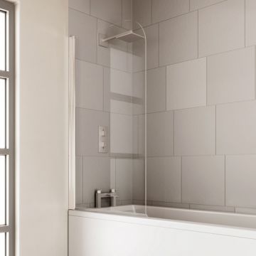 Verve Curved Bath Screen - 6mm x 800mm(W) x 1400mm(H)
