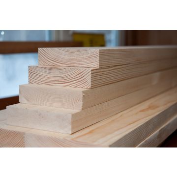 White Deal Planed PAO Timber - 75mm x 44mm x 4.2m ( 3 X 2 Inches Approx ) 