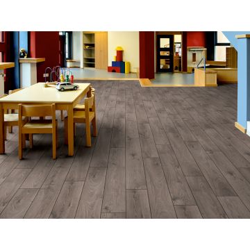 12mm Robusto 4V Atlas Oak Anthracite 1.293m2 12 x 188 x 1375mm - AC5
