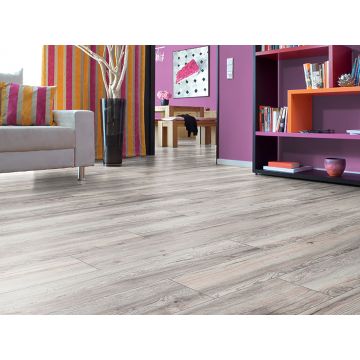 12mm Robusto 4V Harbour Oak White 1.293m2 12 x 188 x 1375mm - AC5