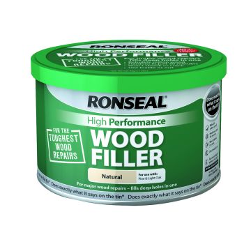 Ronseal High Performance Wood Filler 275gm Natural