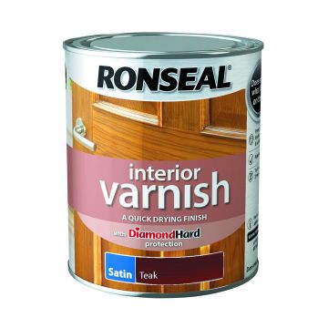 Ron Int Varnish Sat Teak 750ml
