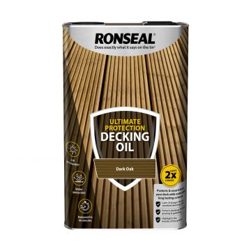 Ronseal Ultimate Decking Oil 5l Dark Oak