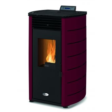 SOLIS K100 Claret Pellet Stove K100sp