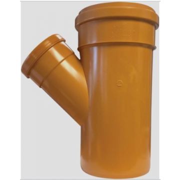 Sewer 160 x 110mm x 45deg Y Branch Double Socket