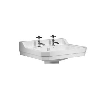 Tavistock Vitoria Vanity Basin 600mm 2th White
