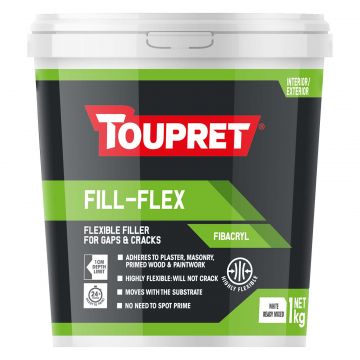 Toupret Fibacryl Exterior Flexible Filler 1kg Tp018903