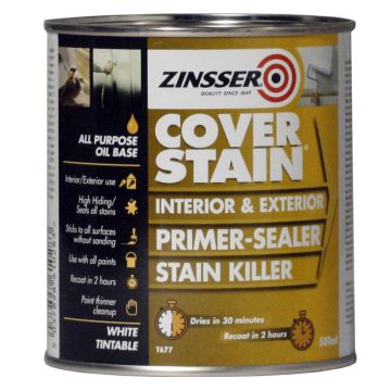 Zinsser All Purpose Oil Based Cover Stain Primer & Sealer - 500ml