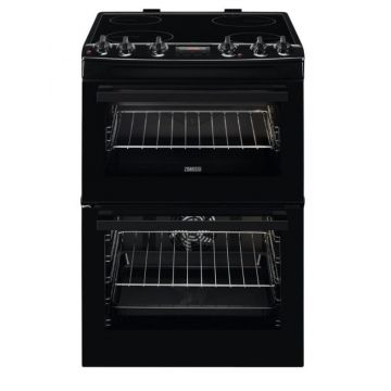 Zanussi 60cm Electric Slot in Cooker - Black | ZCV66250BA