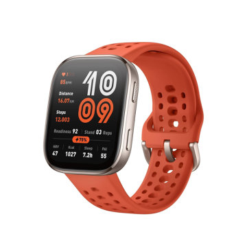 Amazfit Bip 6 Red 46mm Smart Fitness Health Tracker Watch | 146-W2435EU5N