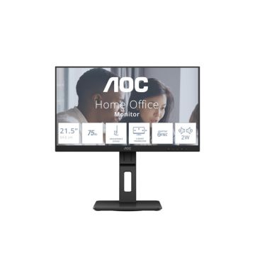 AOC 22" Full HD 1080p HDR Monitor - Black | 22E2UMF