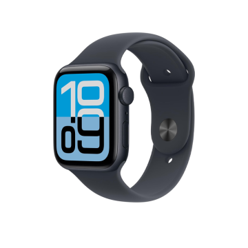 Apple Watch SE 3 GPS 44MM Midnight Aluminium Case with Midnight Sport Band - M/L | MEHQ4MP/A
