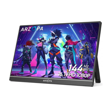 Arzopa Z1RC 16.1" 144Hz Full HD Portable Monitor - Black | AZO1004