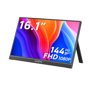 Arzopa Z1FC 16.1" 144Hz Full HD Portable Monitor - Black | AZO1006