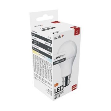 Avide 15w BC LED Gls Warm White