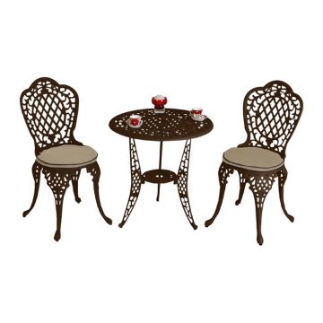 Ballygowan Aluminium Bistro Set - Bronze | MCA-262-BRC