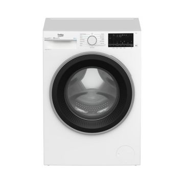 Beko 9kg Freestanding 1600 Spin Washing Machine with IronFast – White | B3W5961IW