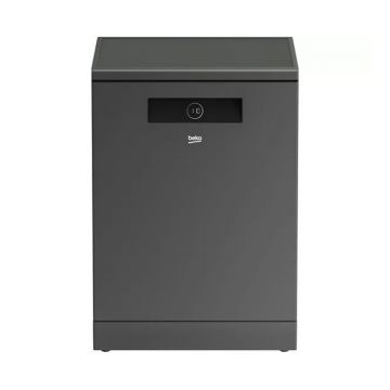 Beko Pro Fast45 Full Size Freestanding 16 Place Dishwasher - Graphite | BDEN38640FG 