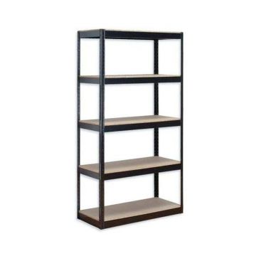 Blackspur 1.8m 5 Tier Heavy Duty Boltless Shelf - Black | SU150