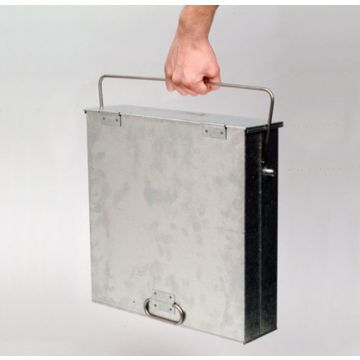 Blackspur Galvanised Hot Ash Box Carrier - Silver | BB-FS319