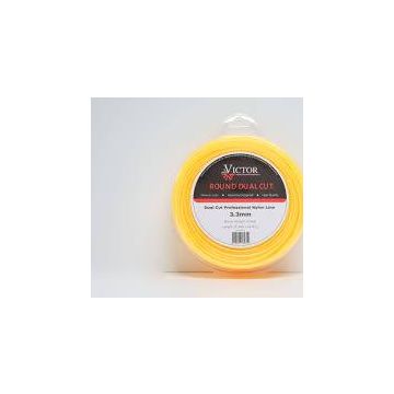 Blister Victor Dual Cut Prof Nylon Line 3.3mm 50g Length 17 Feet, 5.1mtrs