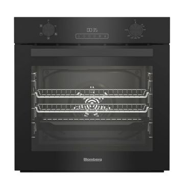 Blomberg 60cm Built-In Single Fan Oven - Black | ROEN8201B 