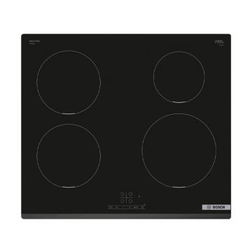 Bosch Series 4 60cm 4 Zone Electric Induction Hob - Black | PIE631BB5E