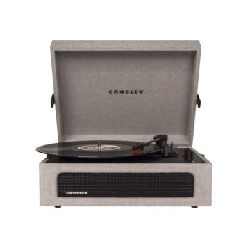 Crosley Voyager Portable Turntable - Grey | CR8017A-GY-A