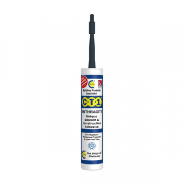 CT1 Unique Sealant & Construction Multi-Purpose Adhesive - Anthracite | 290ml