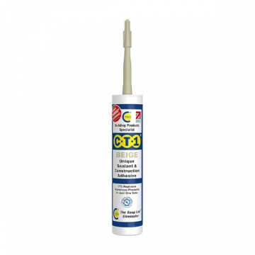 CT1 Unique Sealant & Construction Multi-Purpose Adhesive - Beige | 290ml