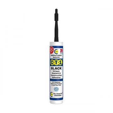 CT1 Unique Sealant & Construction Multi-Purpose Adhesive - Black | 290ml