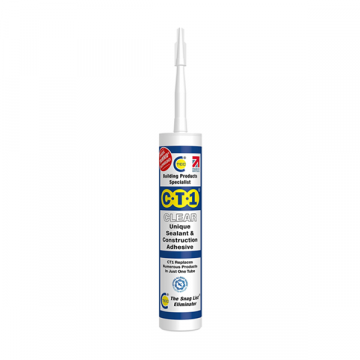 CT1 Unique Sealant & Construction Multi-Purpose Adhesive - Clear | 290ml