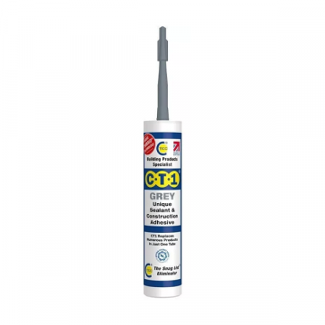 CT1 Unique Sealant & Construction Multi-Purpose Adhesive - Grey | 290ml