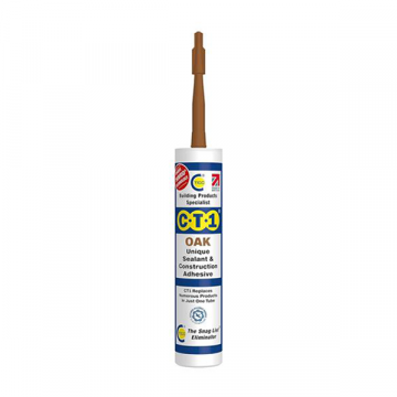 CT1 Unique Sealant & Construction Multi-Purpose Adhesive - Oak | 290ml