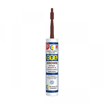 CT1 Unique Sealant & Construction Multi-Purpose Adhesive - Brown | 290ml