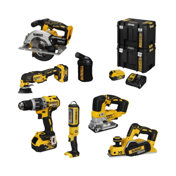 DeWalt 18V XR 6-Piece Brushless Combo Power Tool Kit | DCK667P3T
