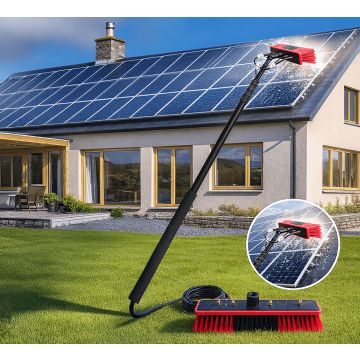 Dosco Clean ExtendPro Cleaning Brush Kit with Water Feed - 10m Extendable Pole | 55020