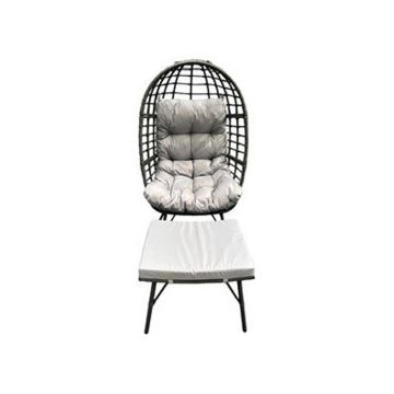 Egg Chair Set - 76 x 67 x 145cm | 32823