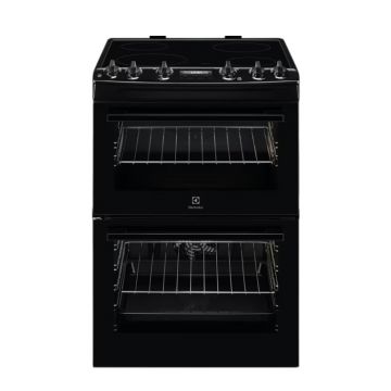 Electrolux Series 500 60cm Freestanding Electric Cooker - Black | LKR655200K