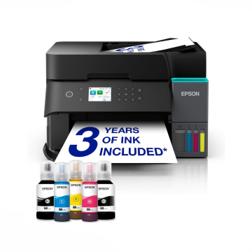 Epson EcoTank ET-3950 A4 Multifunction Wi-Fi Ink Tank Printer - Black | ET-3950