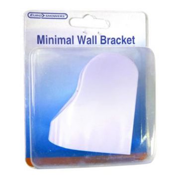 B & G Euroshower Minimal White Wall Bracke