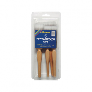 Fleetwood 5-Piece Tech Paint Brush Set | BRSTH5P